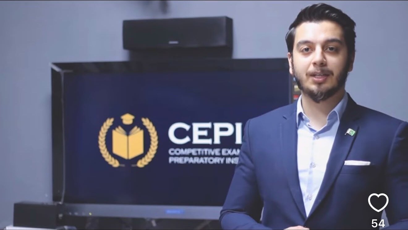 Sheryar in a CEPI-branded media interview