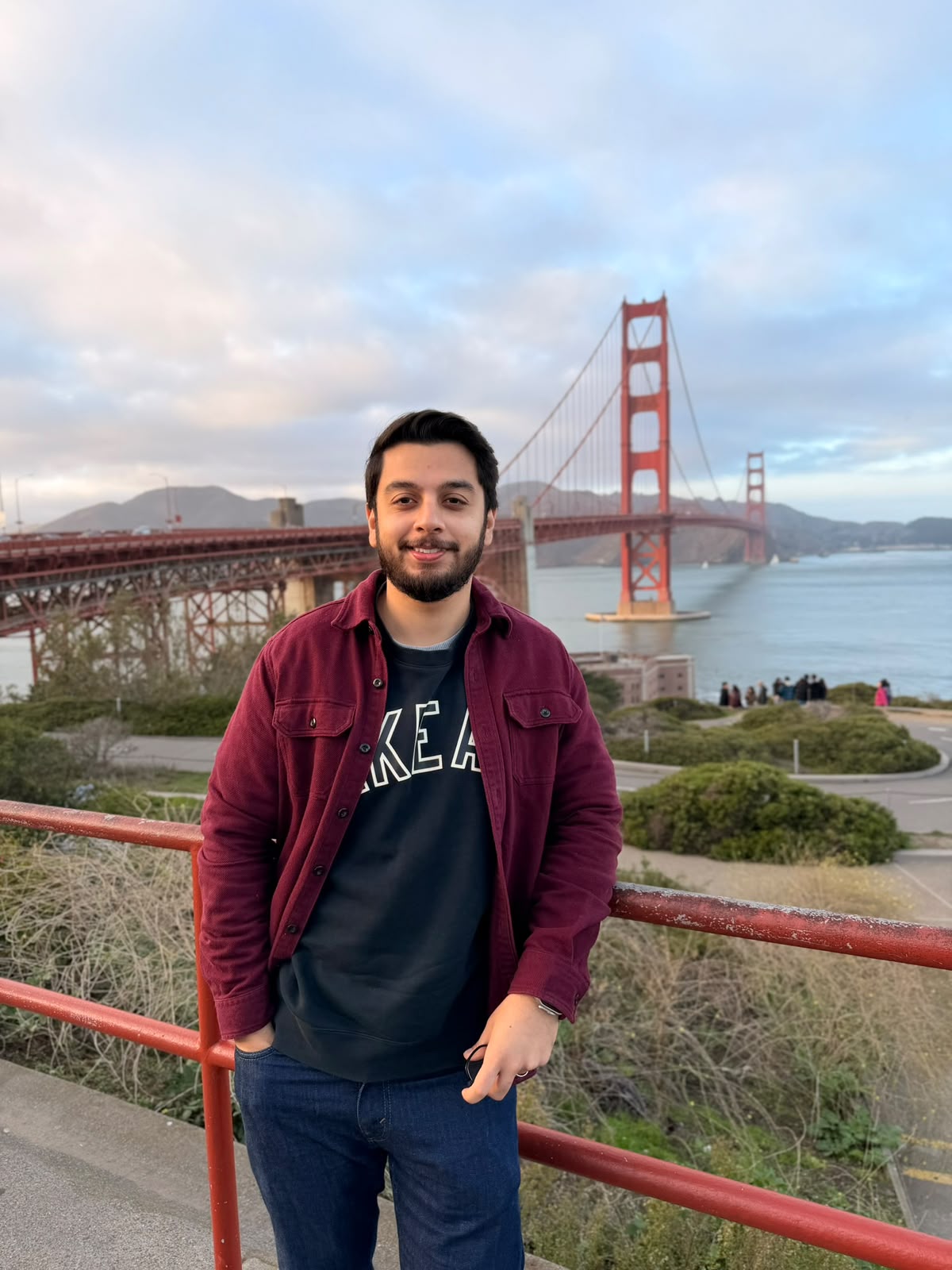At the Golden Gate Bridge, San Francisco, November 2025