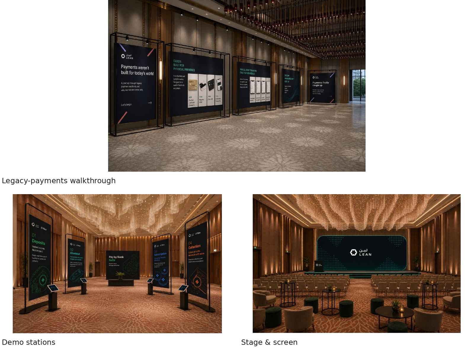 Production-brief planning mock-ups