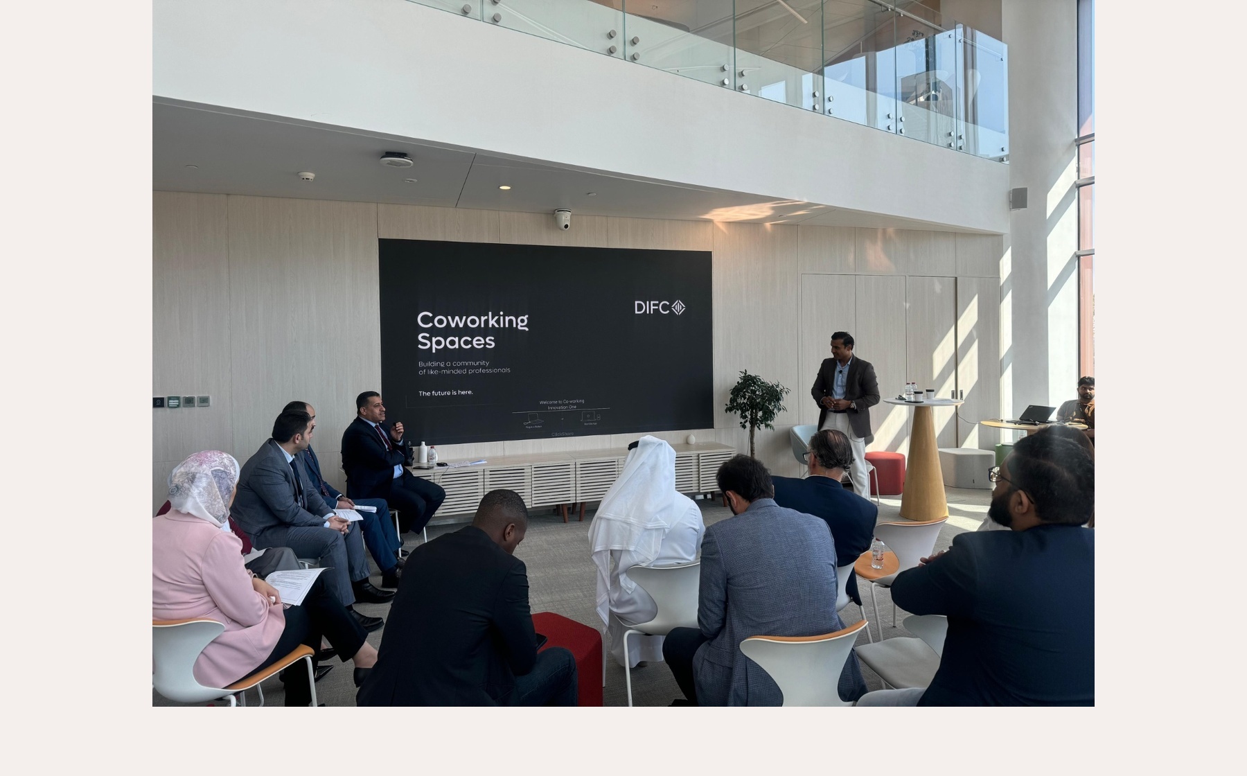 Collage for MFTA x DIFC - coworking-space showcase